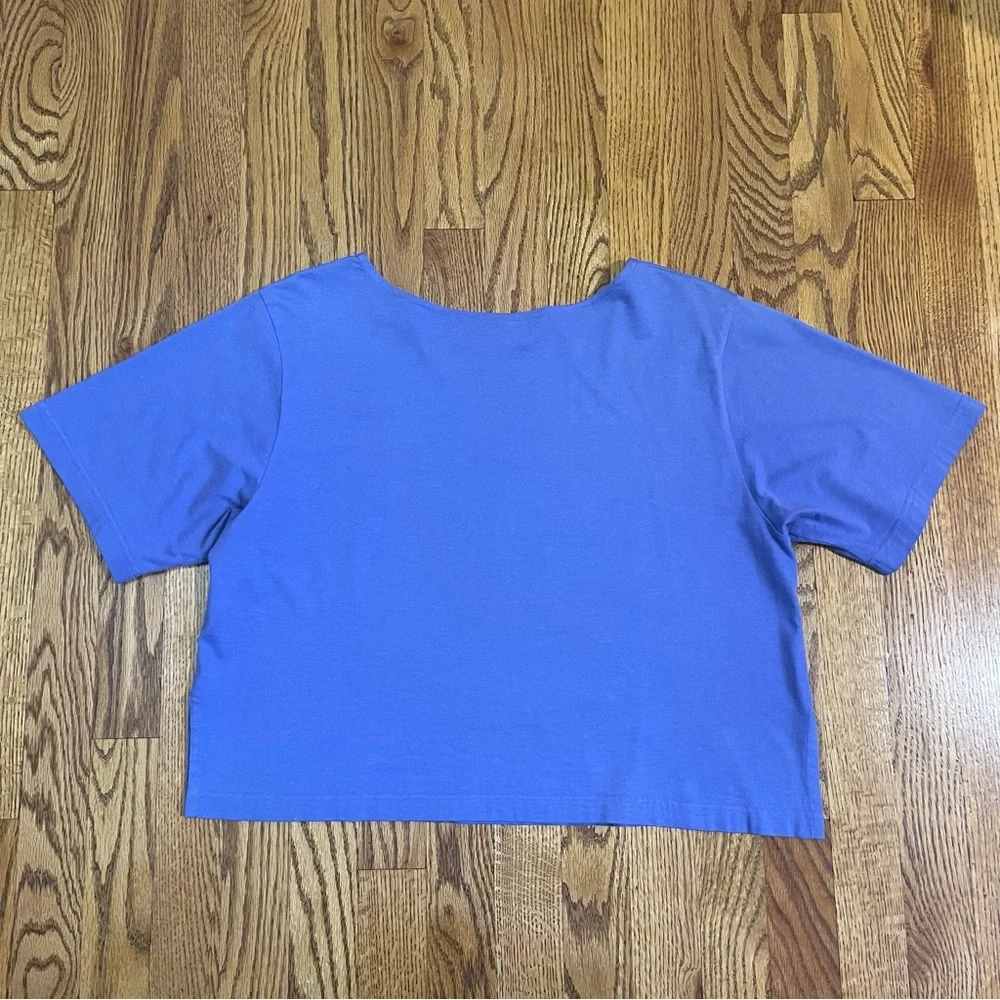 Hand Painted Animale by Jacques Ruc Crop Top - Picture 5 of 10